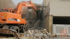 هدم الدور وبنايات في بغداد