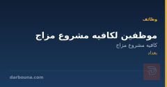 موظفين لكافيه مشروع مزاج