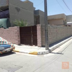 قطعة ارض ركن في حي الشهداء الاولى ٢٠٠ م للبيع في الأنبار