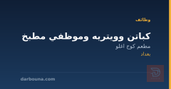 كباتن وويتريه وموظفي مطبخ — بغداد