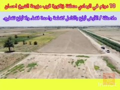 أرض زراعية 10 دونم في الرمادي منطقة زنكورة للبيع في الأنبار