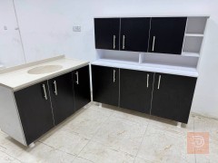 كاونتر خشب mdf ارضي وملحق للبيع في بغداد