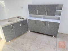 كاونتر خشب mdf ارضي وملحق للبيع في بغداد