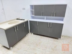 كاونتر خشب mdf ارضي وملحق للبيع في بغداد