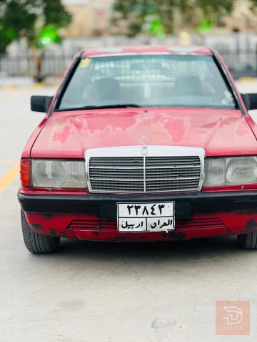 مرسيدس ١٩٠ طيارين ٦ سلندر 1984 للبيع في النجف الأشرف