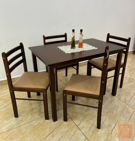 طاولة طعام خشب زان طبيعي