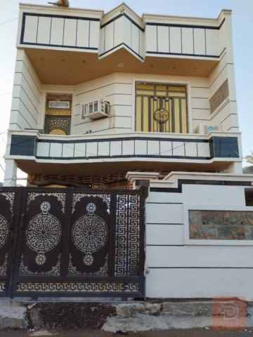 بيت طابقين ركن مساحة 170 متر للبيع في بغداد