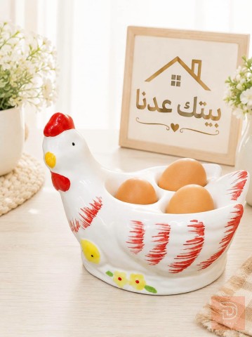 حاملة بيض على شكل دجاجة للبيع في كربلاء المقدسة