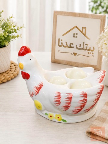 حاملة بيض على شكل دجاجة للبيع في كربلاء المقدسة