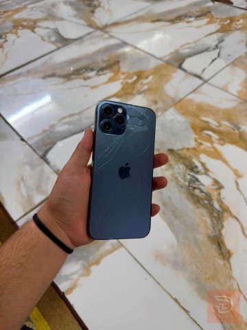 ايفون 12 Pro Max ذاكرة 256GB النيلي للبيع في بغداد