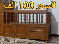 سرير أطفال خشب صاج أصلي للبيع في كربلاء المقدسة