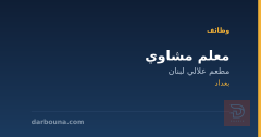 معلم مشاوي — مطعم علالي لبنان — بغداد