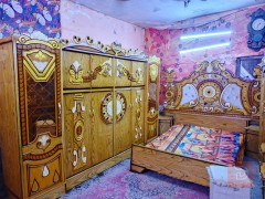 غرفة نوم خشب صاج مستعملة للبيع في بغداد