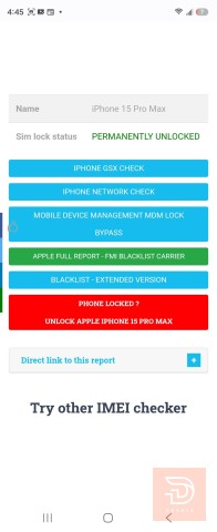 iPhone 15 Pro Max تيتانيوم 256GB مستعمل للبيع في بغداد