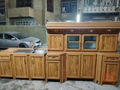 كاونتر مترين مع سنك متر ونص مستعمل للبيع في بغداد