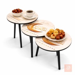 سيت طاولات ثلاثي للبيع في كربلاء المقدسة
