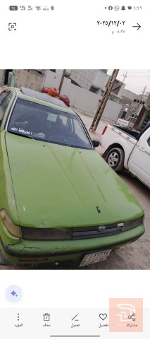 نيسان ابتما موديل 92 رقم مميز للبيع في بغداد