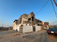 دار سكن طابقين ركن على شارعين 200 متر للبيع في البصرة