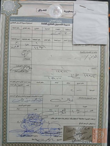 قطعة أرض في البداية بمنطقة الـ ١٣ ألف للبيع في واسط