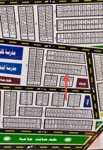 قطعة أرض في توزيع الأمن الوطني مقاطعة 281 للبيع في بغداد
