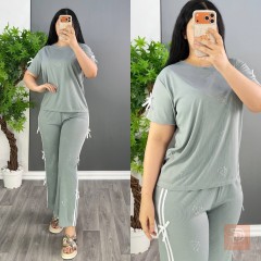 لبس كريب مضلع فري سايز وزن 50 الى 80 كيلو للبيع في السليمانية