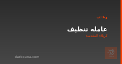 عامله تنظيف — كربلاء المقدسة