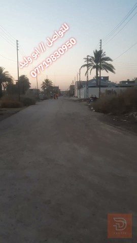 قطعة ارض ركن ٦٠٠ متر بعقوبة للبيع في ديالى