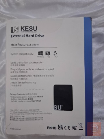 هارد خارجي HDD سعة 250 جيجا جديد للبيع في بغداد