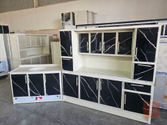 كاونتر دبدوب ارضي وملحق مترين مع سنك ومرمر للبيع في بغداد
