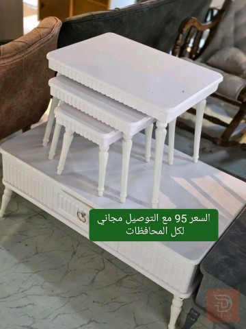 طبلات خشب 3+1 مستطيل للبيع في بغداد
