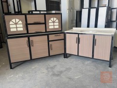 كاونتر مطبخ مع سنك ومرمر جديد للبيع في بغداد