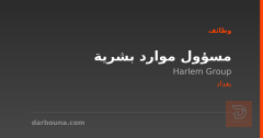 مسؤول موارد بشرية — Harlem Group — بغداد
