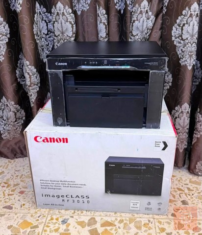 طابعة كانون MF 3010 متعددة الوظائف ابيض اسود للبيع في بغداد