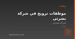 موظفات ترويج في شركة بشرتي — بغداد