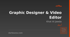 Graphic Designer & Video Editor — أربيل
