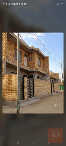 دار سكن طابقين ركن وجهين بالفداء جديد للبيع في ذي قار