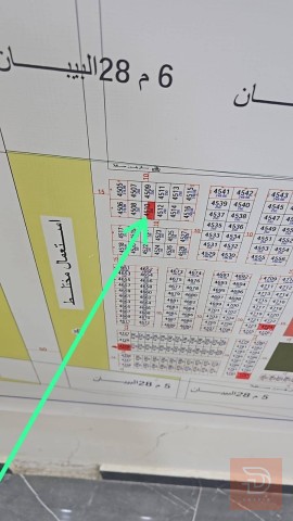 قطعة أرض 125 متر خلف النرجس للبيع في البصرة