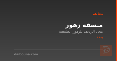 منسقة زهور — بغداد