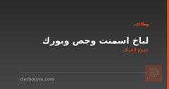 لباخ اسمنت وجص وبورك — عموم العراق