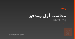 محاسب أول ومدقق — FiberX Iraq — بغداد
