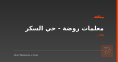 معلمات روضة - حي السكر — بغداد