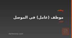 موظف (عامل) في الموصل — نينوى