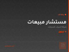 مستشار مبيعات — نينوى