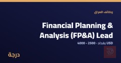 Financial Planning & Analysis (FP&A) Lead — عموم العراق