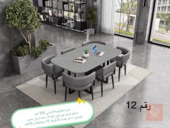 ميز طعام 6 كراسي سطح مرمر جديد للبيع في بغداد