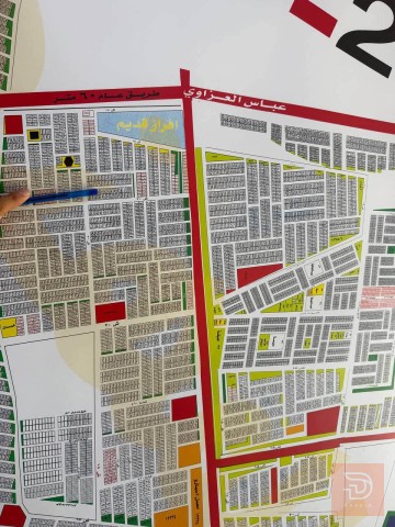 قطعة ارض تجارية 100 متر ركن للبيع في بغداد