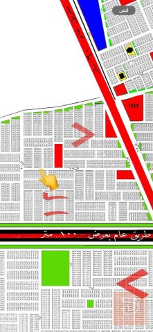 قطعة ارض تجارية 100 متر ركن للبيع في بغداد
