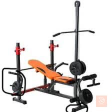 جهاز مصطبة مع أوزان 18 كيلو للبيع في البصرة
