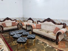تخم ملكي 10 مقاعد خشب صاج جديد للبيع في كربلاء المقدسة