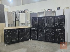 كاونتر المنيوم تفصال مترين مع سنك مرمر مستعمل للبيع في واسط